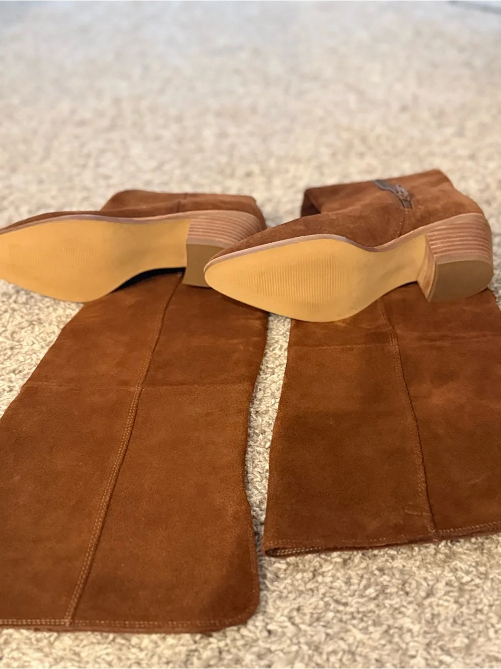 Steve Madden Brown Suede Over-the-Knee Boots